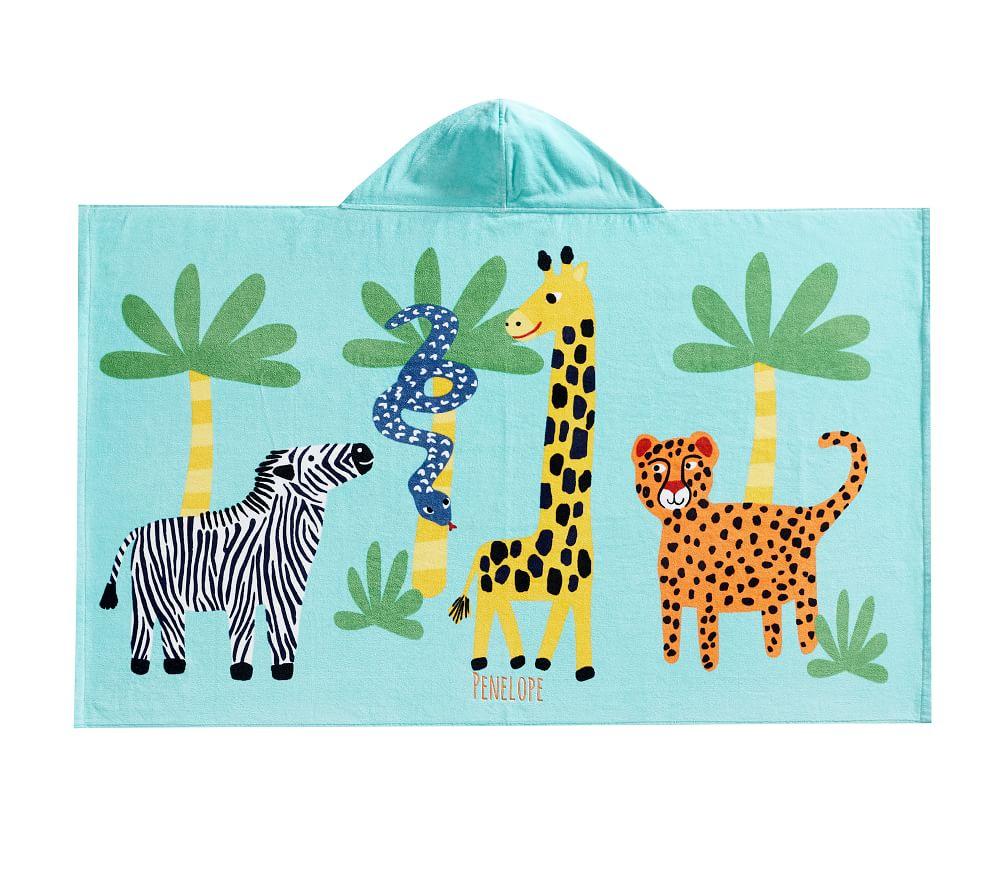 Silly Safari Icon Kids Beach Wrap